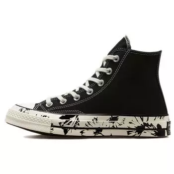 Женские кроссовки Converse Chuck 70 High Hybrid Floral Black White 571387C 36