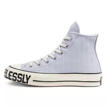 Женские кроссовки Converse Chuck 70 High Love Fearless Серые Photon-Dust Egret 567152C