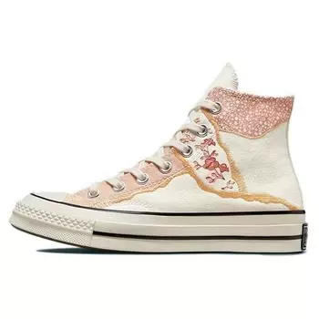 Женские кроссовки Converse Chuck 70 High Metallic Floral Cream Egret Multi 572423C 41.5