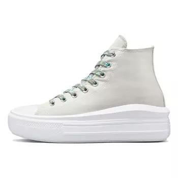 Женские кроссовки Converse Chuck Taylor All Star Move на платформе High Desert Rave кремового цвета Light-Bone Light-Field-Surplus A00838C 38