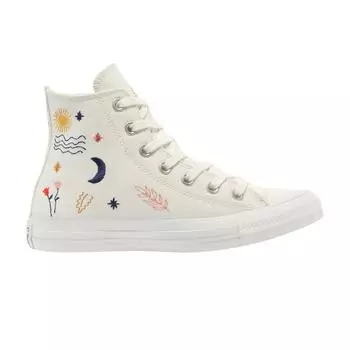 Женские кроссовки Converse Chuck Taylor All Star High It s Ok to Wander Cream Egret Vintage-White 571079C 35