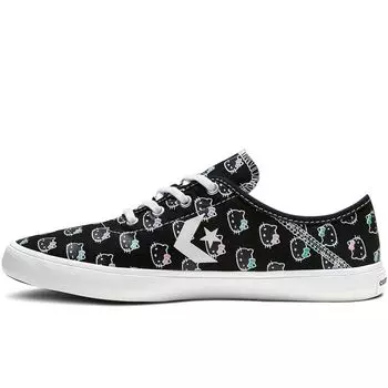 Женские кроссовки Converse Hello Kitty x Costa Low Black 564632C