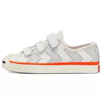 Женские кроссовки Converse Koch x Jack Purcell Low White Lunar Rock Grey Egret 565539C
