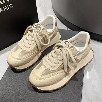 Женские кроссовки для бега, дышащие, удобные, нескользящие туфли, легкие теннисные туфли 40 белый