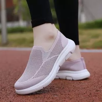 Женские кроссовки для бега и ходьбы, мужские сетчатые легкие кроссовки для фитнеса, спортивные туфли на плоской подошве, удобные дышащие туфли для любителей фитнеса, размер 35-48, мокасины 35