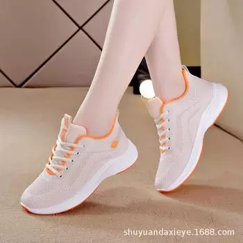 Женские кроссовки для бега на каждый день весна 2023 года — дышащая, мягкая подошва, дизайн Flyweave 37 серый