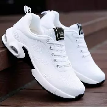 Женские кроссовки для бега на воздушной подушке, увеличивающие рост, с мягкой подошвой, для молодежи, для девочек, сетчатые, дышащие, повседневные, для ходьбы на платформе 35