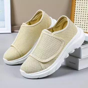 Женские кроссовки для ходьбы с эффектом памяти, легкие кроссовки из трикотажной ткани, дышащая обувь для йоги, спортивная нескользящая сетчатая обувь для тенниса для женщин 36