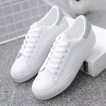 Женские кроссовки дышащие студенческие повседневные туфли спортивные для девочек плоские белые вулканизированные туфли женские Zapatos De Mujer 35