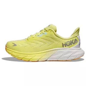 Женские кроссовки HOKA Arahi 6 Citrus Glow White, желтые, 1123195-CGWHT 36.5