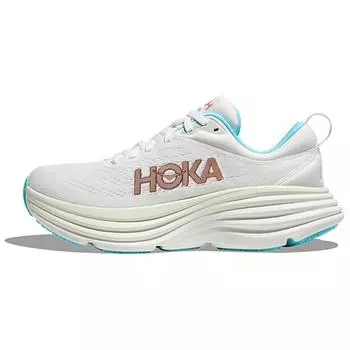 Женские кроссовки HOKA Bondi 8 Frost Rose Gold, белые 1127952-FTRS 37