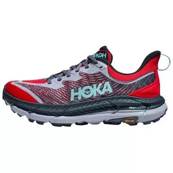 Женские кроссовки HOKA Mafate Speed 4 Cerise Stormy Skies красные 1131056-CTRM 36.5