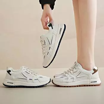 Женские кроссовки из дышащей сетки, прогулочная обувь без шнуровки, повседневные кроссовки для бега, удобные легкие спортивные теннисные кроссовки на шнуровке для тренировок для женщин 35 коричневый