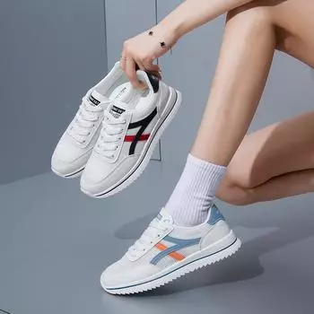 Женские кроссовки из дышащей сетки, прогулочная обувь без шнуровки, повседневные кроссовки для бега, удобные легкие спортивные теннисные кроссовки на шнуровке для тренировок для женщин 35