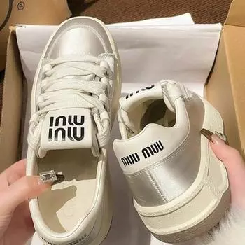 Женские кроссовки из кожи на плоской подошве, НОВЫЕ повседневные кроссовки со шнуровкой, модные спортивные туфли со шнуровкой и рисунком в стиле граффити для женщин 35 розовый