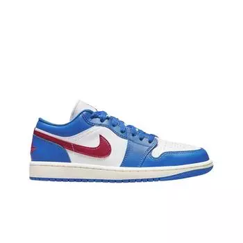 Женские кроссовки Jordan 1 Low Sport Blue Gym Red DC0774-416
