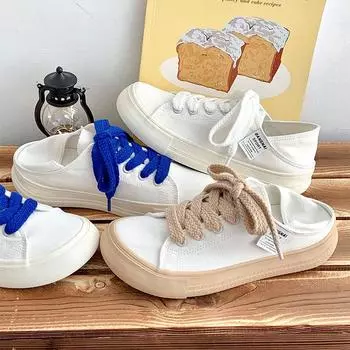 Женские кроссовки Kawaii, белая женская теннисная обувь, парусиновая женская обувь без шнуровки, туфли на платформе на плоской подошве, повседневная женская вулканизированная обувь 40 белый