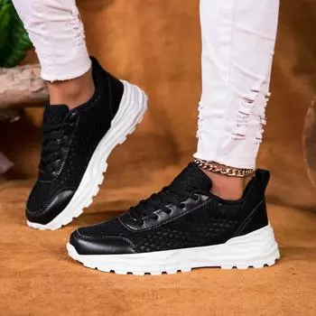 Женские кроссовки Комфортные женские кроссовки Мужские кроссовки для ходьбы и бега Унисекс Повседневные Легкие Теннисные Спортивные Дышащие Модные 36