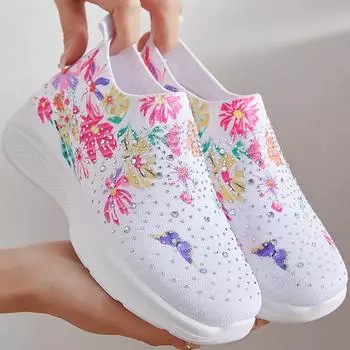 Женские кроссовки Легкая и дышащая обувь Повседневная обувь 36 белый