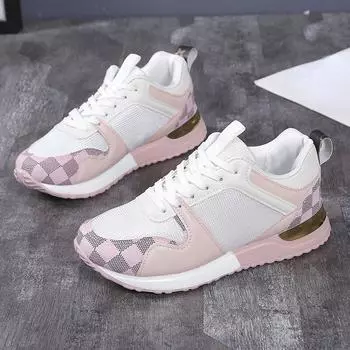 Женские кроссовки легкие дышащие сетчатые повседневные спортивные кроссовки модные роскошные дизайнерские теннисные женские вулканизированные туфли 39 белый/зелёный