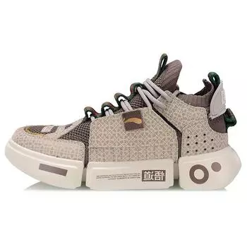 Женские кроссовки Li-Ning Wade Essence 2 Ace Paris Fashion Week серо-коричневые AGBN062-15
