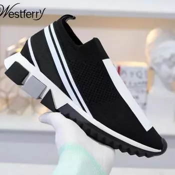 Женские кроссовки Moda Mujer Роскошная обувь Женские дизайнеры Повседневная обувь Женские кроссовки на платформе Женская обувь Мужские кроссовки 36