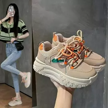 Женские кроссовки, модная обувь, повседневные туфли на плоской подошве, женские, новые, для взрослых, женские кроссовки, удобные, белые, на вулканизированной платформе, для женщин 36 хаки