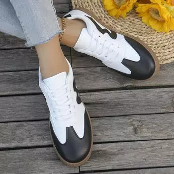 Женские кроссовки, модная обувь, весенние трендовые повседневные кроссовки на плоской подошве, новые женские модные удобные белые туфли на вулканизированной платформе 36