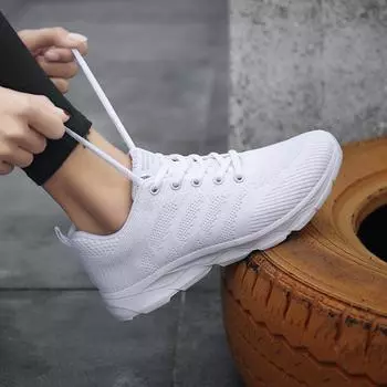 Женские кроссовки, модные брендовые кроссовки, новые черные кроссовки для женщин, летняя легкая сетчатая дышащая дорожная обувь 2024 года 35