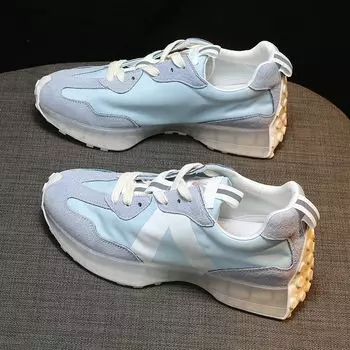 Женские кроссовки, модные сетчатые массивные кроссовки, повседневная обувь, осенняя светоотражающая удобная обувь на толстой подошве, белые туфли на плоской подошве для папы на плоской подошве 35