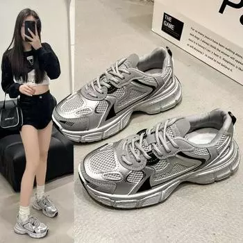 женские кроссовки на платформе 2024 года, новые летние женские модные повседневные туфли, удобные женские вулканизированные туфли, женские tenis de mujer 35 розовый