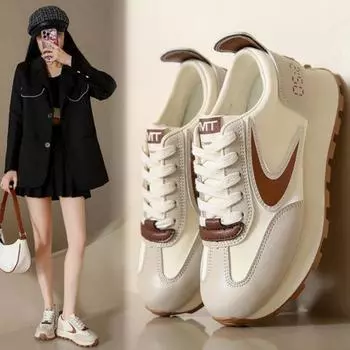 Женские кроссовки на платформе, дышащие, прочные, модные, повседневные, спортивные туфли для женщин, для бега и ходьбы, Zapatillas Mujer 35