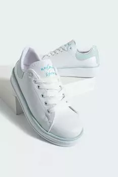 Женские кроссовки на шнуровке с удобной подошвой 001-340-24BMavi