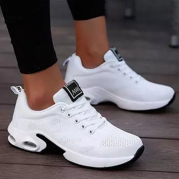 Женские кроссовки на воздушной подушке, дышащая и амортизирующая спортивная обувь, удобная обувь для ходьбы и бега на открытом воздухе 35