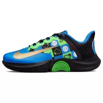 Женские кроссовки Naomi Osaka x NikeCourt Air Zoom GP Turbo All Smiles Blue Photo-Blue Black DX0662-400 35.5