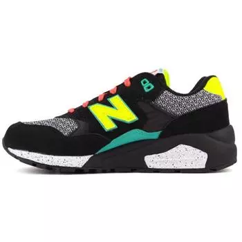 Женские кроссовки New Balance 580 Elite черные неоновые WRT580BK