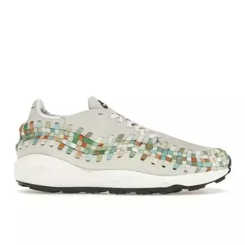 Женские кроссовки Nike Air Footscape Woven Summit White Rainbow Черные Парусиновые Разноцветные FB1959-101 41