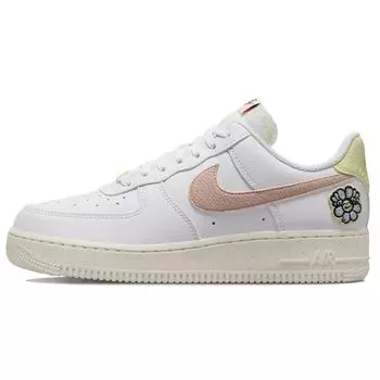 Женские кроссовки Nike Air Force 1 07 SE Flower Power White Boarder-Blue Citron-Tint DJ6377-100 36.5