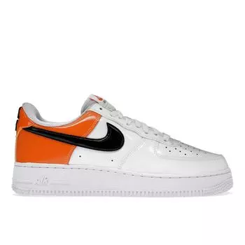 Женские кроссовки Nike Air Force 1 07 White Brilliant Orange Black DJ9942-103 37.5