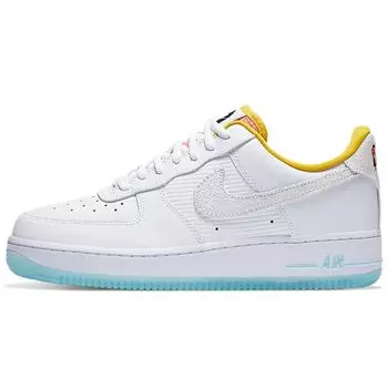Женские кроссовки Nike Air Force 1 07 Corner Markets White Dark-Sulfur Hyper-Pink CZ8132-100