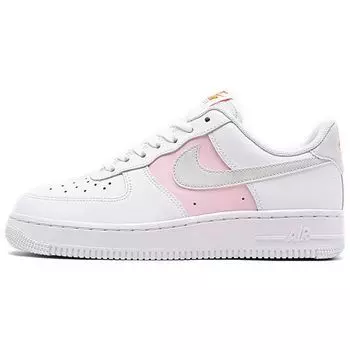 Женские кроссовки Nike Air Force 1 07 SE Premium White Pink Foam Total-Orange CZ0369-100