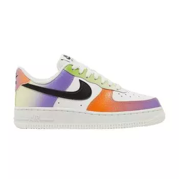 Женские кроссовки Nike Air Force 1 07 Multi-Color Gradient Summit-White Bright-Mandarin Action-Grape FD0801-100 36.5