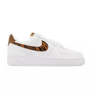 Женские кроссовки Nike Air Force 1 07 Tiger Stripes белые разноцветные Monarch DD8959-108 36