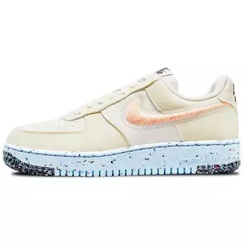 Женские кроссовки Nike Air Force 1 Crater Coconut Milk кремового цвета с парусом Volt DH0927-100 35.5