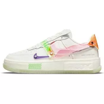 Женские кроссовки Nike Air Force 1 Fontanka Have A Good Game кремового цвета с парусом Green-Strike DO2332-111 36.5