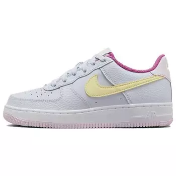 Женские кроссовки Nike Air Force 1 GS Grey Citron Fuchsia Football-Grey Cosmic-Fuchsia Pearl-Pink DV7762-001 40