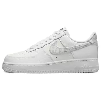 Женские кроссовки Nike Air Force 1 Low White Paisley Summit-White Black Grey-Fog DJ9942-100 36