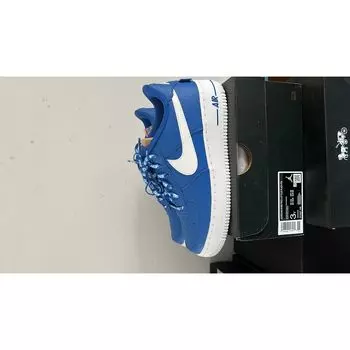 Женские кроссовки Nike Air Force 1 LV8 Low GS Game Royal синие сине-белые 820438-403 37.5
