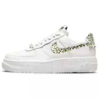 Женские кроссовки Nike Air Force 1 Pixel SE Leopard White Sail Light-Lemon-Twist DH9632-101
