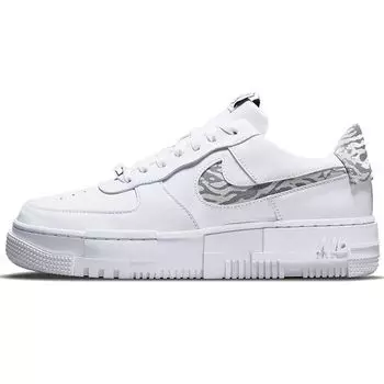 Женские кроссовки Nike Air Force 1 Pixel SE Zebra White Particle-Grey Summit-White DH9632-100